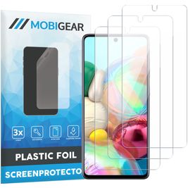 Mobigear Samsung Galaxy A71 Screenprotector Folie - Case Friendly (3-Pack)