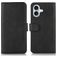Mobigear Wallet iPhone 17 Hoesje Bookcase Portemonnee - Zwart