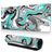 Mobigear Anti-Slip Muismat - 40 x 90 CM - Abstract Fluid 15