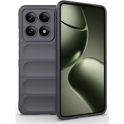 Mobigear Bumpy Xiaomi 14T Hoesje Flexibel TPU Backcover - Grijs