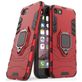 Mobigear Armor Ring iPhone 8 Hoesje Hardcase Backcover Shockproof met Ringhouder - Rood