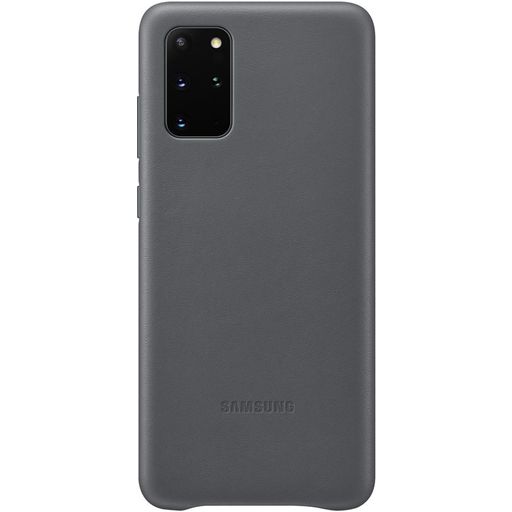 Samsung Galaxy S20 Plus Leather Cover Gray