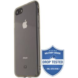 Mobilize Naked Protection iPhone 8 Hoesje Hardcase Backcover Shockproof - Transparant / Grijs