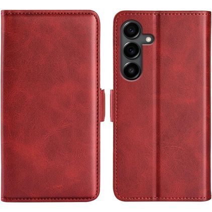 Mobigear Slim Magnet Samsung Galaxy S25 FE Hoesje Bookcase Portemonnee - Rood