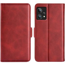 Mobigear Slim Magnet Realme 9 Pro Plus Hoesje Bookcase Portemonnee - Rood