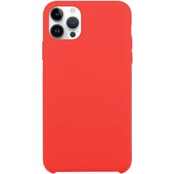 Mobigear Rubber Touch iPhone 15 Pro Siliconen Hoesje Backcover - Rood