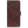 Mobigear Croco Motorola Moto G60s Hoesje Bookcase Portemonnee - Bruin