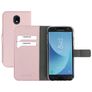 Mobiparts Saffiano Wallet Samsung Galaxy J5 (2017) Hoesje Bookcase Portemonnee - Roze