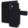 Mobiparts iPhone 17 Hoesje Echt Leer Uitneembare 2in1 Bookcase Portemonnee - Zwart