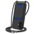 Mobigear Lanyard Card iPhone 16 Plus Siliconen Hoesje met koord en Pasjeshouder - Zwart