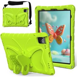 Mobigear Butterfly iPad Air 11 Inch (2026) Hoes EVA Schuim Backcover + Schouderband + Standaard - Groen