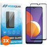 Mobigear Premium Samsung Galaxy M12 Glazen Screenprotector - Case Friendly - Zwart (3-Pack)