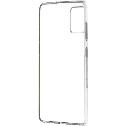 Mobiparts Classic Doorzichtig Samsung Galaxy A41 Hoesje Flexibel TPU Backcover - Transparant