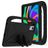 Mobigear AeroArmor Lenovo Tab P12 Kinder Tablethoes met Handvat + Stylus Houder - Zwart