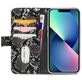 Mobilize Magnet Zipper iPhone 13 Mini Hoesje Uitneembare 2in1 Bookcase Portemonnee - Zwart