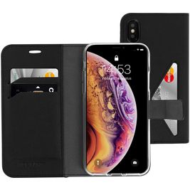 Mobiparts Classic Wallet iPhone X Hoesje Bookcase Portemonnee - Zwart