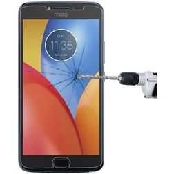 Mobigear Motorola Moto E4 Plus Glazen Screenprotector - Case Friendly