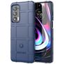 Mobigear Rugged Shield Motorola Edge (2021) Hoesje Flexibel TPU Backcover Shockproof - Blauw