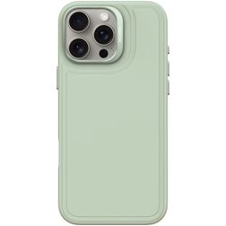 Decoded Stacks iPhone 16 Pro Max Siliconen MagSafe Hoesje Backcover - Mist Green