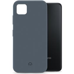 Mobilize Rubber Gelly Samsung Galaxy A22 5G Hoesje Flexibel TPU Backcover - Matt Blue