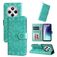 Mobigear Sunflower Xiaomi Redmi 14C Hoesje Bookcase Portemonnee - Groen
