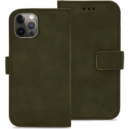 My Style Flex Wallet iPhone 12 Pro Hoesje Bookcase Portemonnee - Forest Green