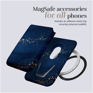 MIO Pasjeshouder - 3 Pasjes - MagSafe Compatible - Midnight Sparkle