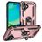 Mobigear Armor Ring iPhone 17 Hoesje Hardcase Backcover Shockproof met Ringhouder - Roségoud