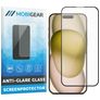 Mobigear Premium iPhone 15 Glazen Screenprotector Anti-Glare - Case Friendly - Zwart
