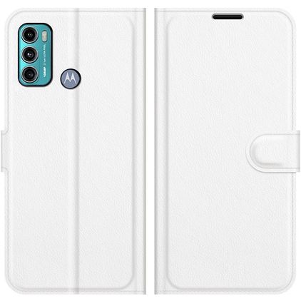 Mobigear Classic Motorola Moto G60 Hoesje Bookcase Portemonnee - Wit