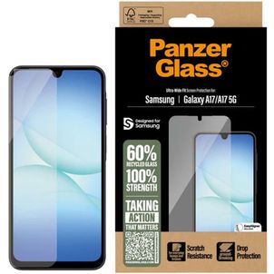 PanzerGlass Ultra-Wide Fit Samsung Galaxy A17 Glazen Screenprotector - Case Friendly