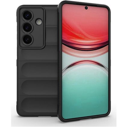 Mobigear Bumpy Samsung Galaxy S26 Hoesje Flexibel TPU Backcover - Zwart