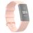 Mobigear Cross Siliconen Fitbit Charge 4 Bandje Gespsluiting - Roze