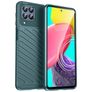 Mobigear Groove Samsung Galaxy M53 Hoesje Flexibel TPU Backcover - Groen