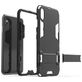 Mobigear Armor Stand iPhone XS Max Hoesje Hardcase Backcover Shockproof met Standaard - Blauw