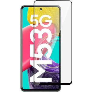 Mobigear Premium Samsung Galaxy M53 Glazen Screenprotector - Case Friendly - Zwart