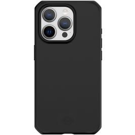 ITSkins SpectrumSilk-R iPhone 15 Pro Hoesje Flexibel TPU Backcover Shockproof - Zwart