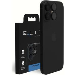 Elite iPhone 17 Glazen Camera Lens Protector - Case Friendly - Zwart