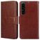 Mobigear Wallet Sony Xperia 1 IV Hoesje Bookcase Portemonnee - Bruin