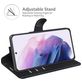 Mobigear Classic Samsung Galaxy S22 Hoesje Bookcase Portemonnee - Zwart