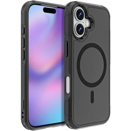 Mobigear Traveller iPhone 17 MagSafe Hoesje Hardcase Backcover - Zwart