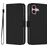 Mobigear Urban Wallet iPhone 16 Hoesje Bookcase Portemonnee - Zwart