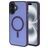 Mobiparts Hardcover iPhone 16 Plus MagSafe Hoesje Hardcase Backcover - Satin Purple