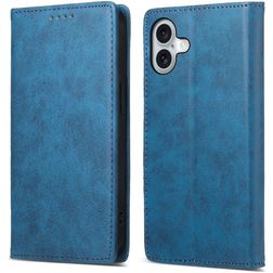 Mobigear Wallet iPhone 16 Plus Hoesje Bookcase Portemonnee - Blauw