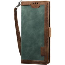 Mobigear Two Tone Huawei P40 Hoesje Bookcase Portemonnee - Groen