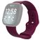 Mobigear Sport Dual Siliconen Fitbit Versa 3 Bandje Druksluiting - Rood