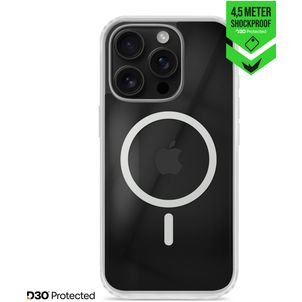 Striker X-Core Xtreme Impact Doorzichtig iPhone 16 Pro MagSafe Hoesje Hardcase Backcover Shockproof - Transparant