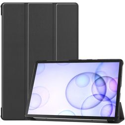 Mobigear Tri-Fold Samsung Galaxy Tab S6 Hoes Bookcase - Zwart