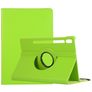 Mobigear DuoStand Samsung Galaxy Tab S9 Plus Hoes Draaibare Bookcase - Groen