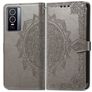 Mobigear Mandala Vivo Y76 Hoesje Bookcase Portemonnee - Grijs